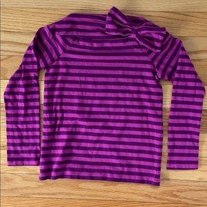 Tea Collection striped “bowtie” top